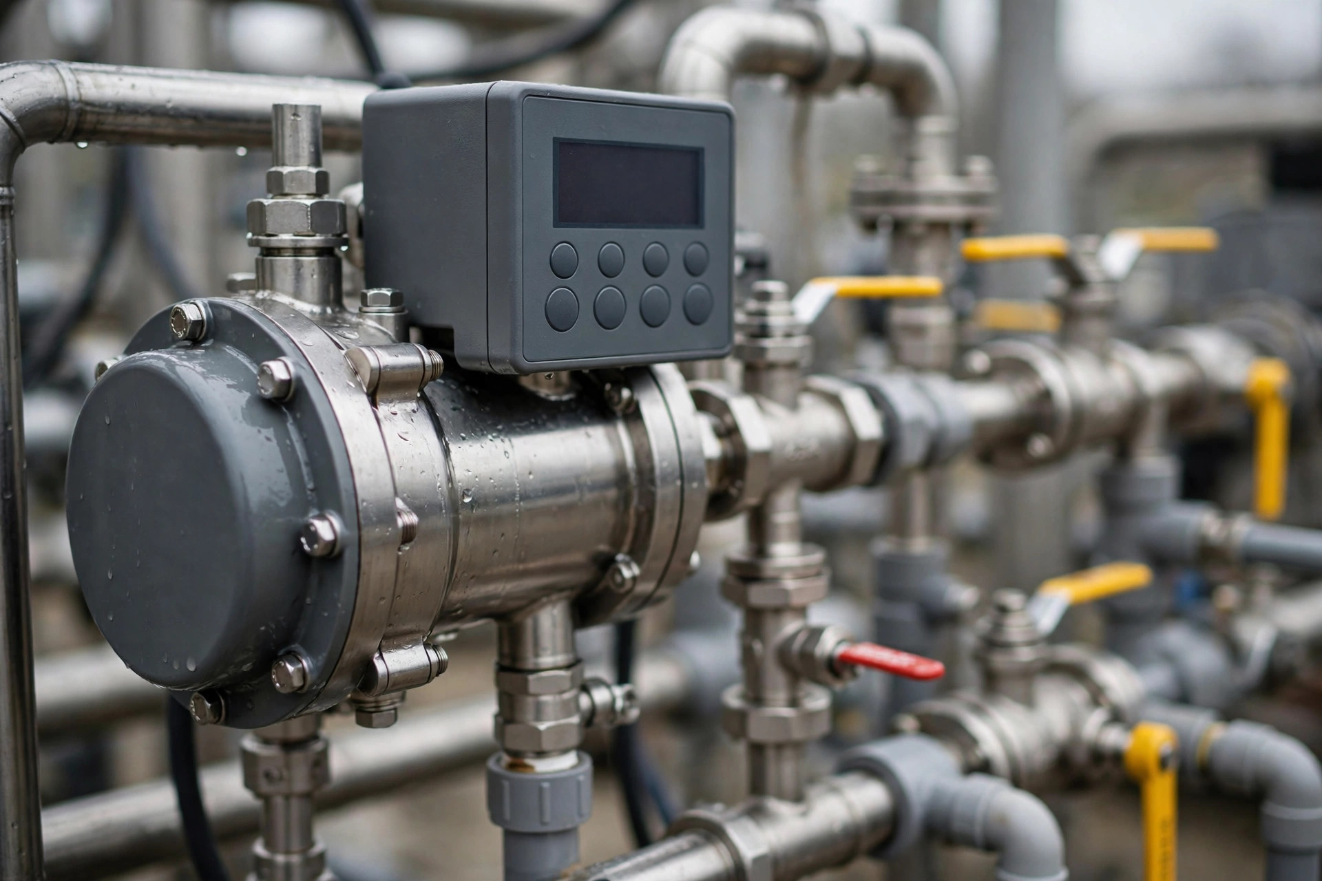 千世计量泵循环水加药维护示意