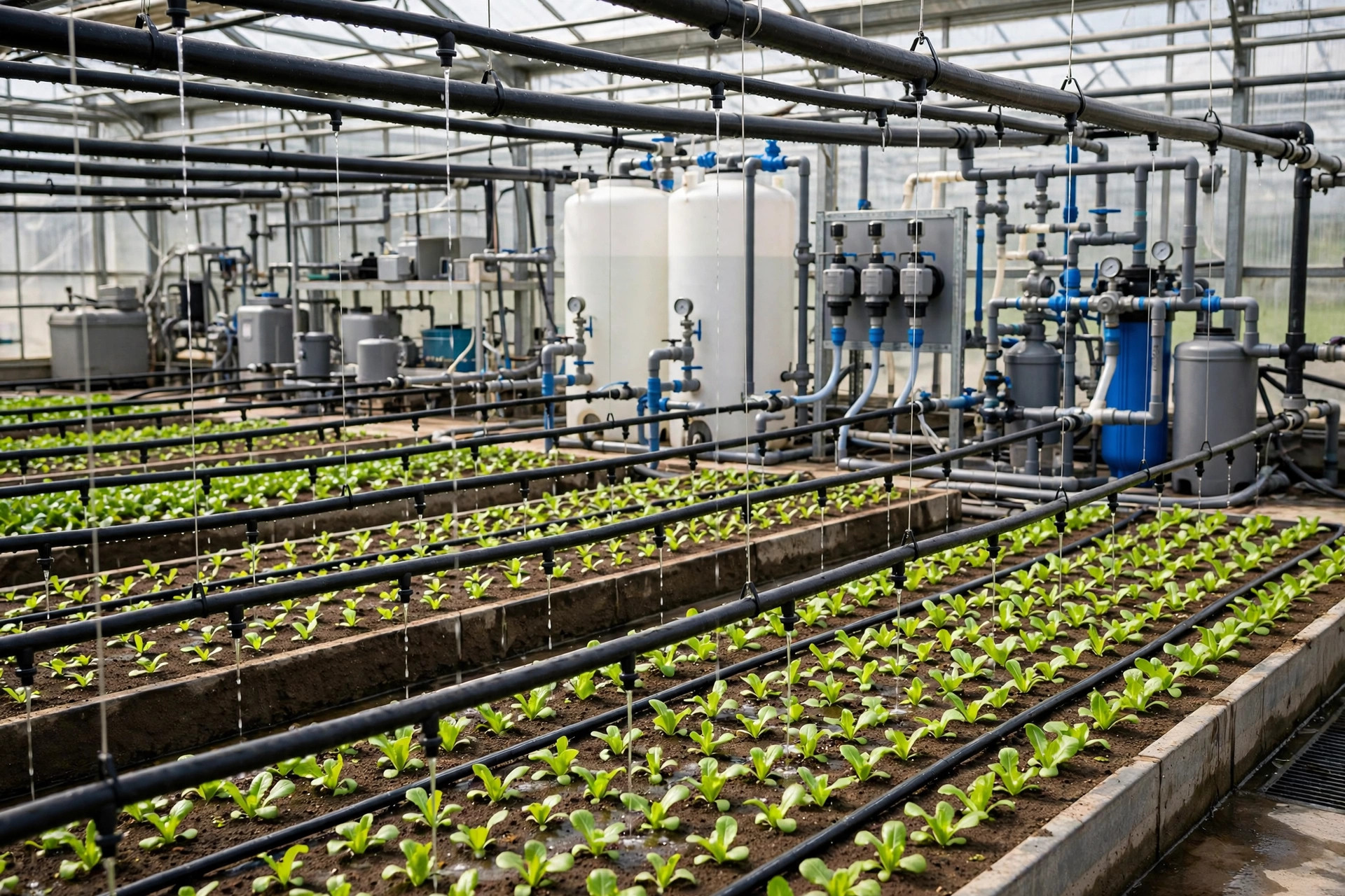 道茨施肥灌溉投加怎么做？肥料、酸、聚合物三路投加与系列分工