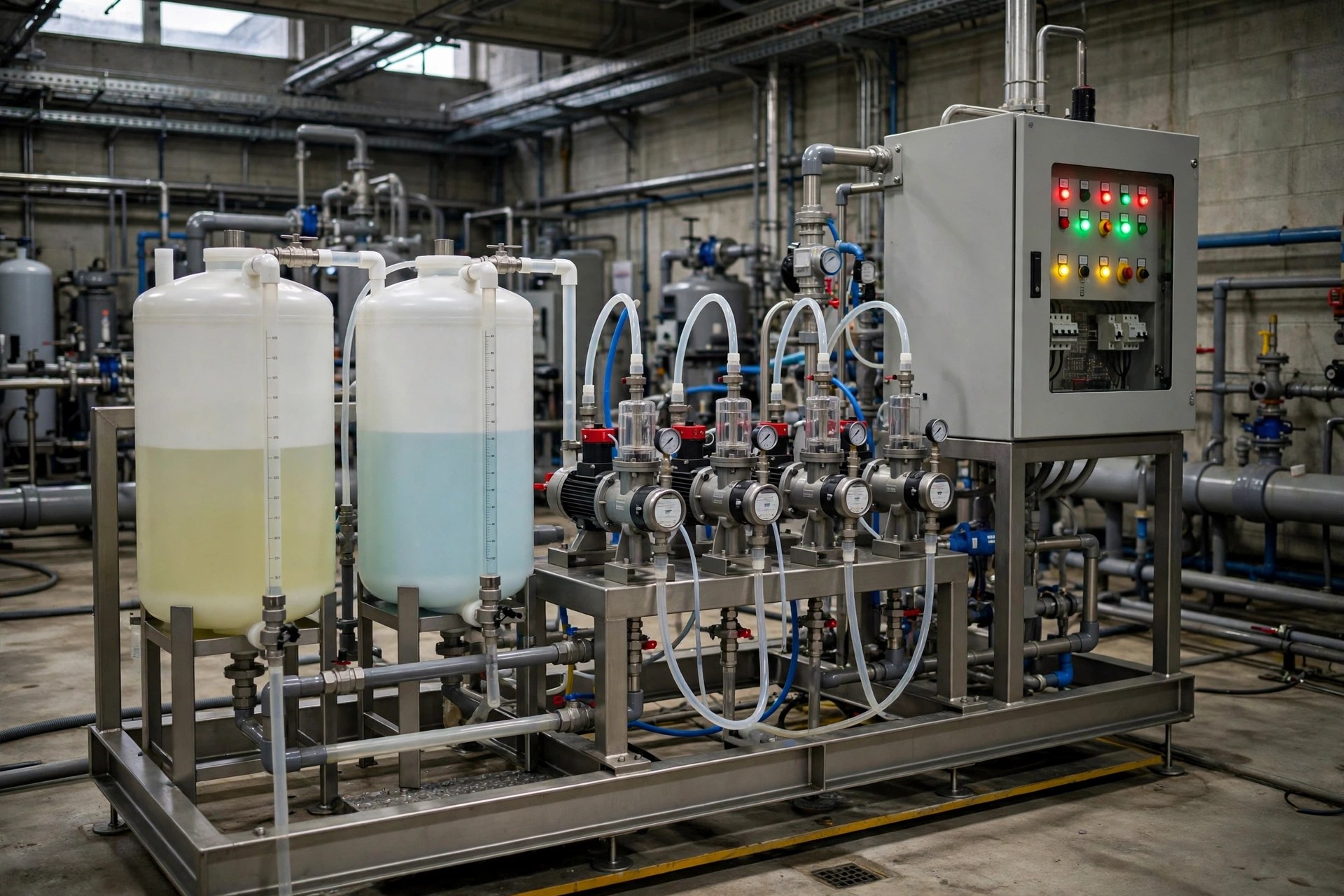 米顿罗计量泵在数据中心冷却水回用中的应用：中水回用加药方案六步法